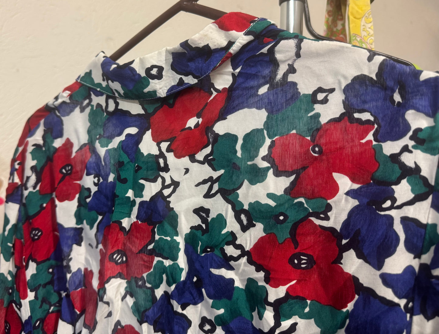 1980s Floral Top