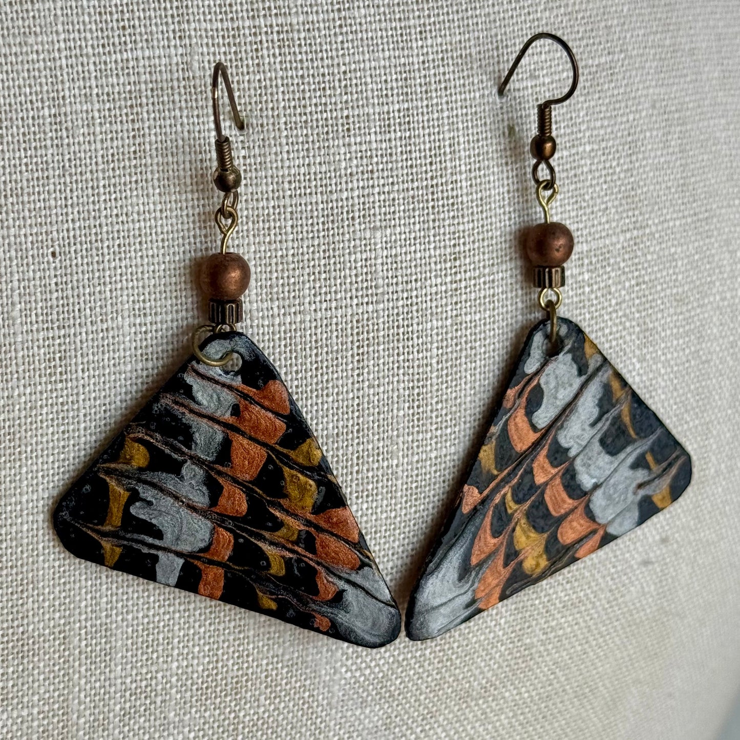1980s Multicolor Earrings