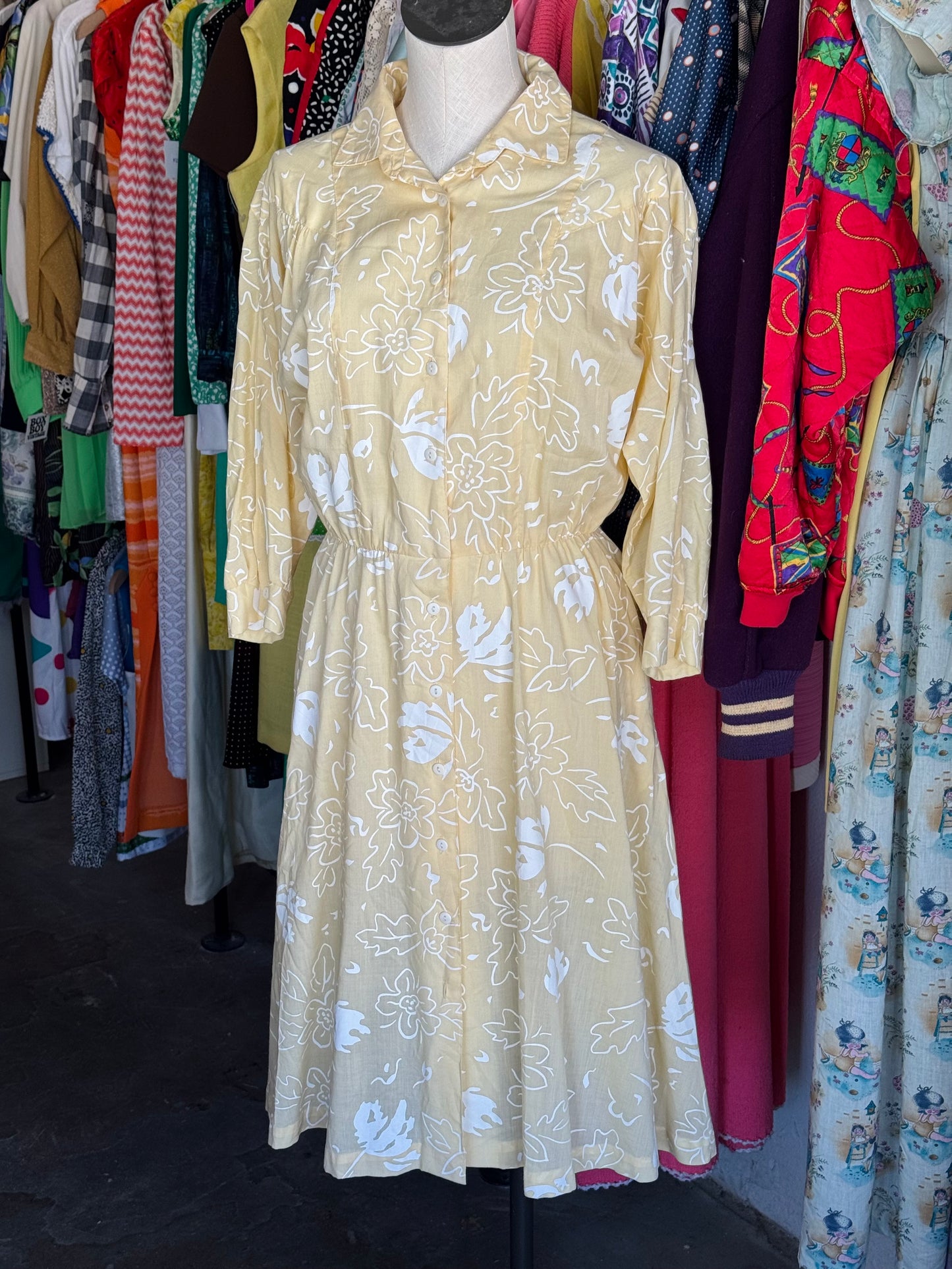 1980s Amy-Deb Hawaiian Dress