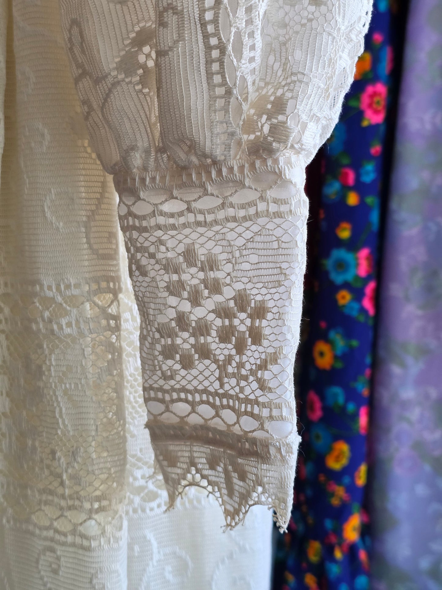 1970s emma domb Cream Dress