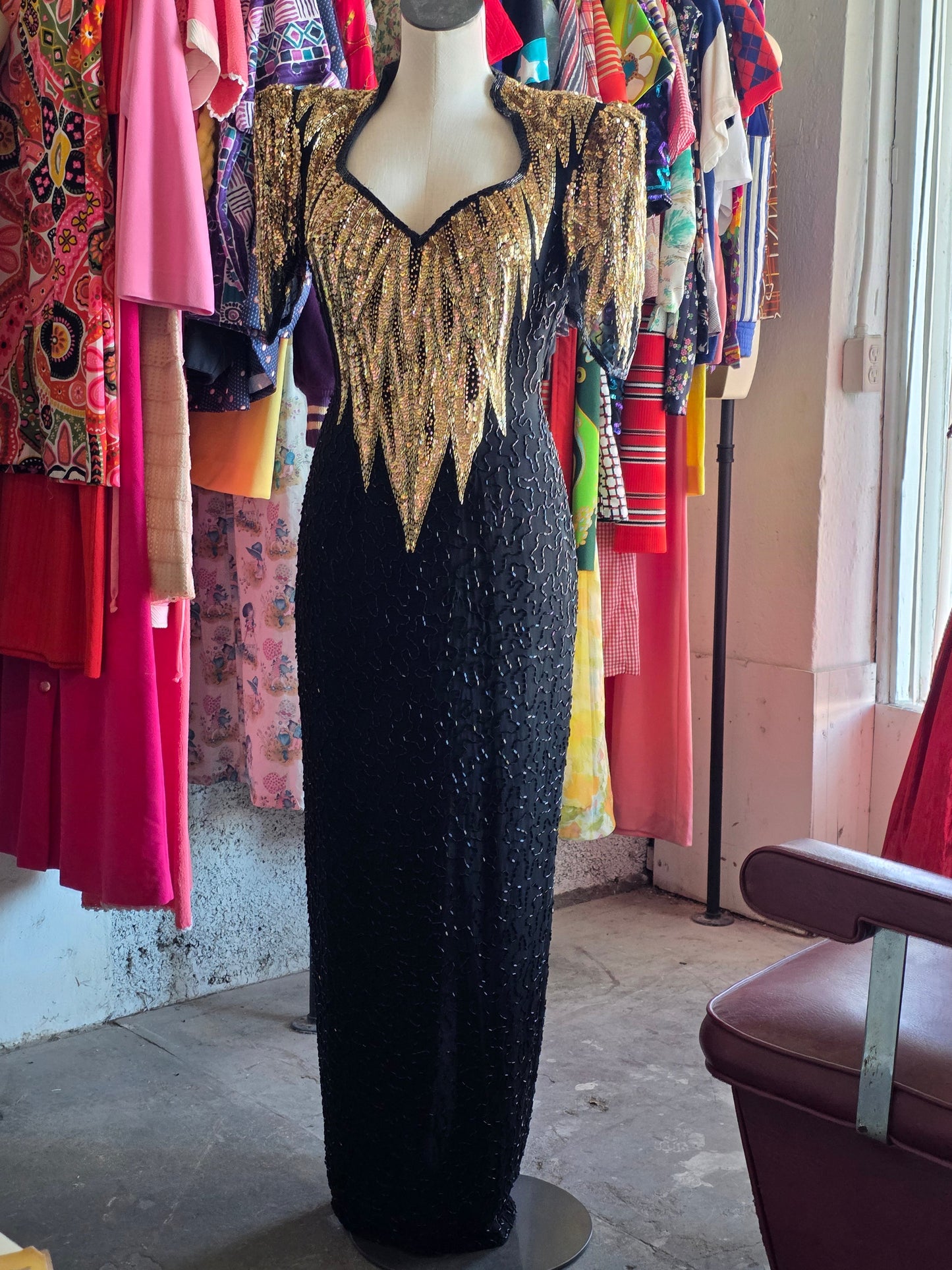 1980s Alyce Designs Pageant Dress