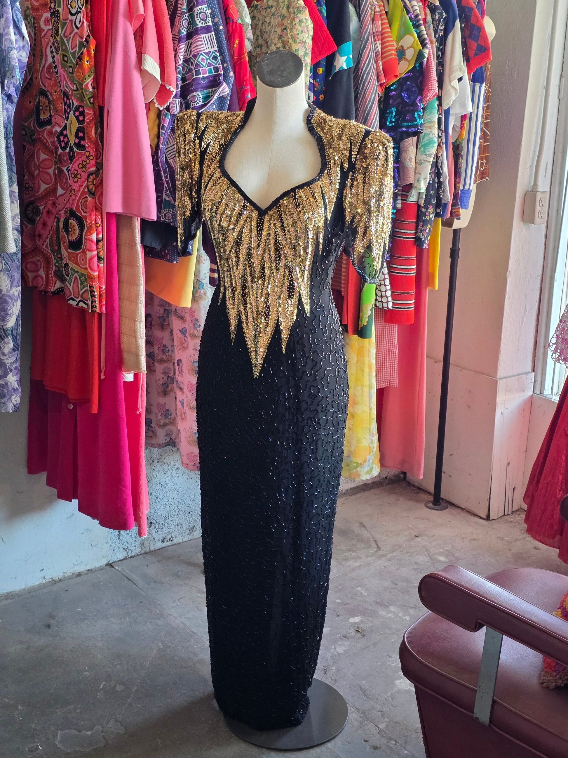 1980s Alyce Designs Pageant Dress