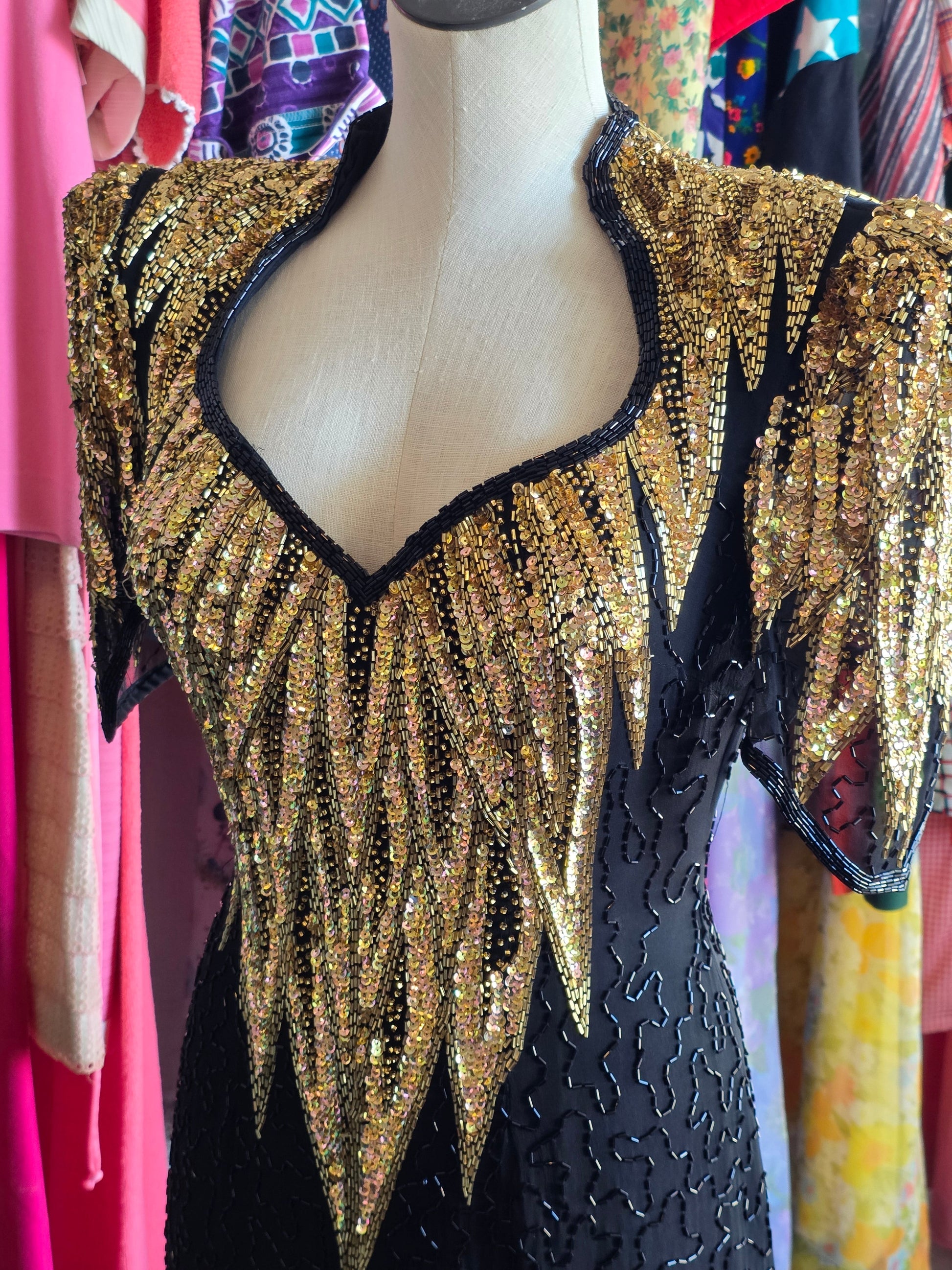 1980s Alyce Designs Pageant Dress