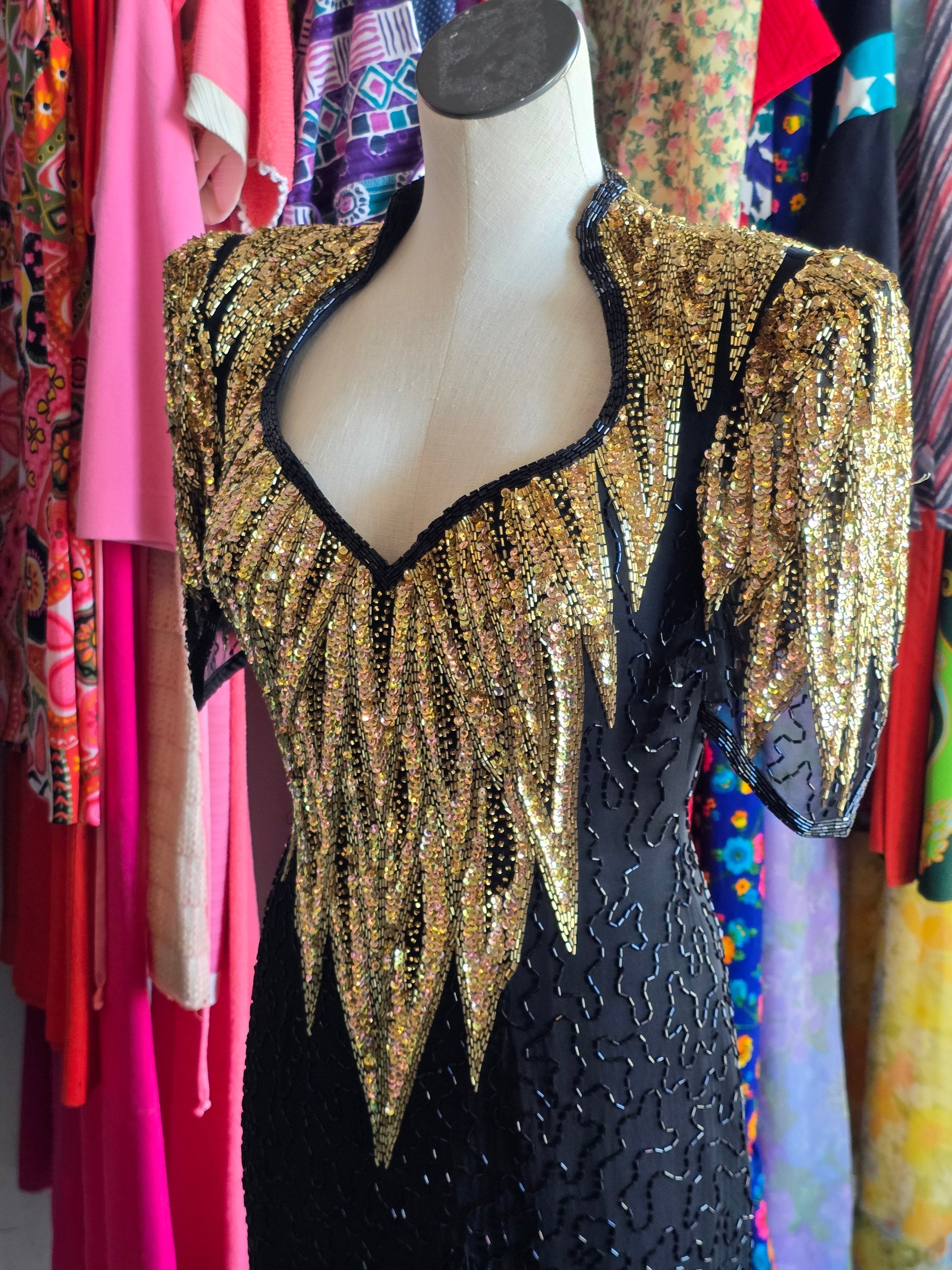 1980s Alyce Designs Pageant Dress