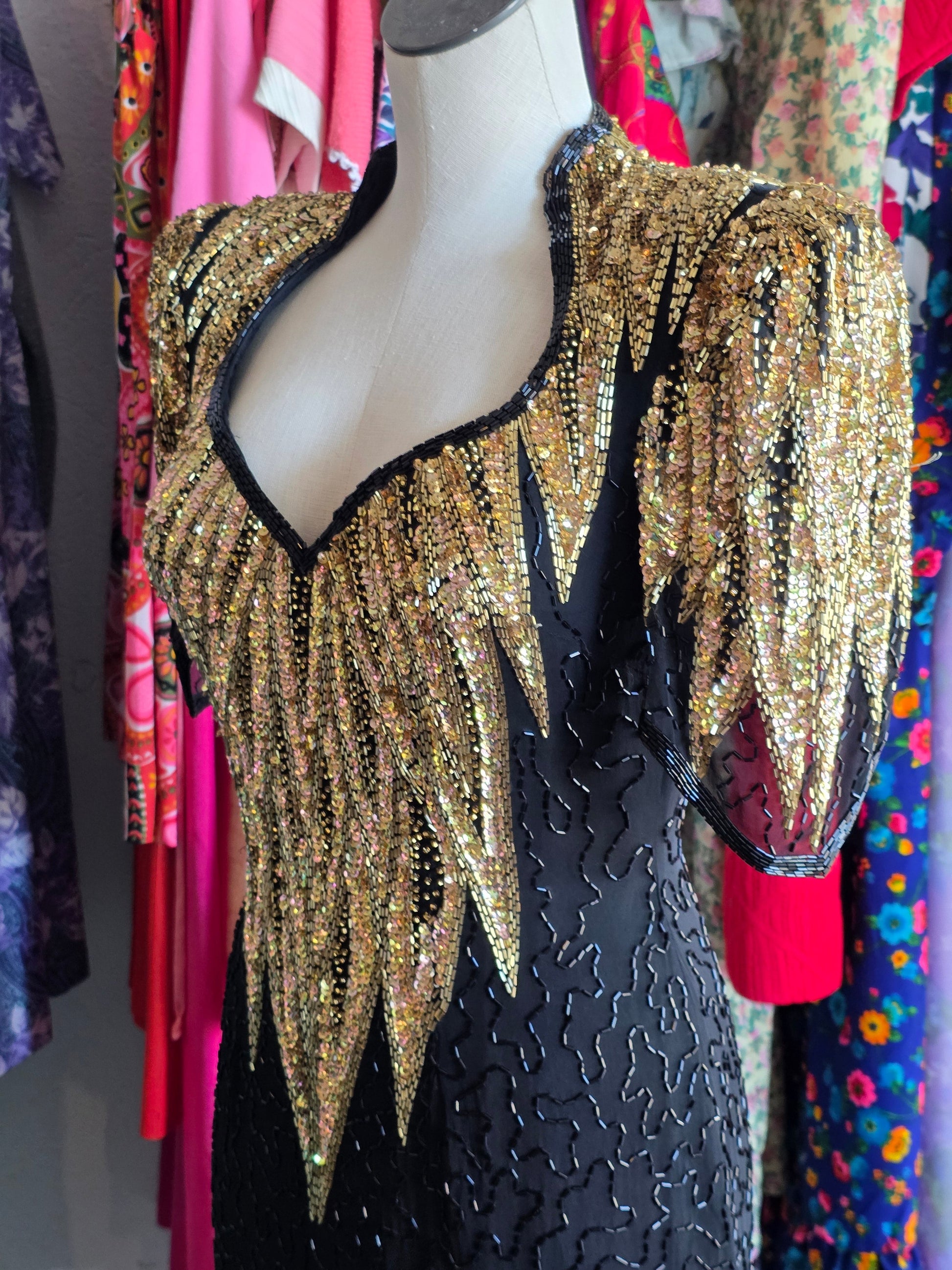 1980s Alyce Designs Pageant Dress