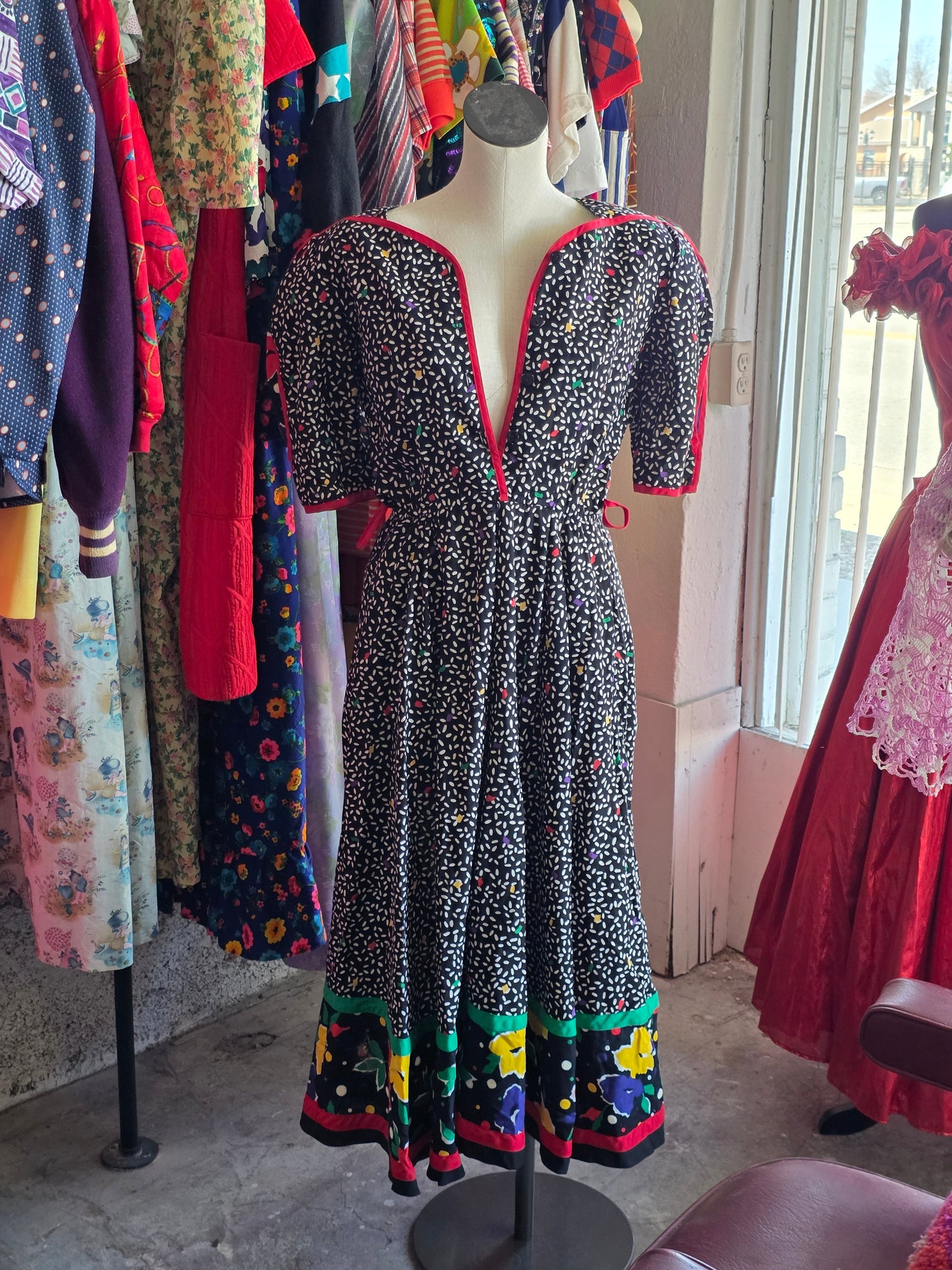 1980s Choon California Funky Dress