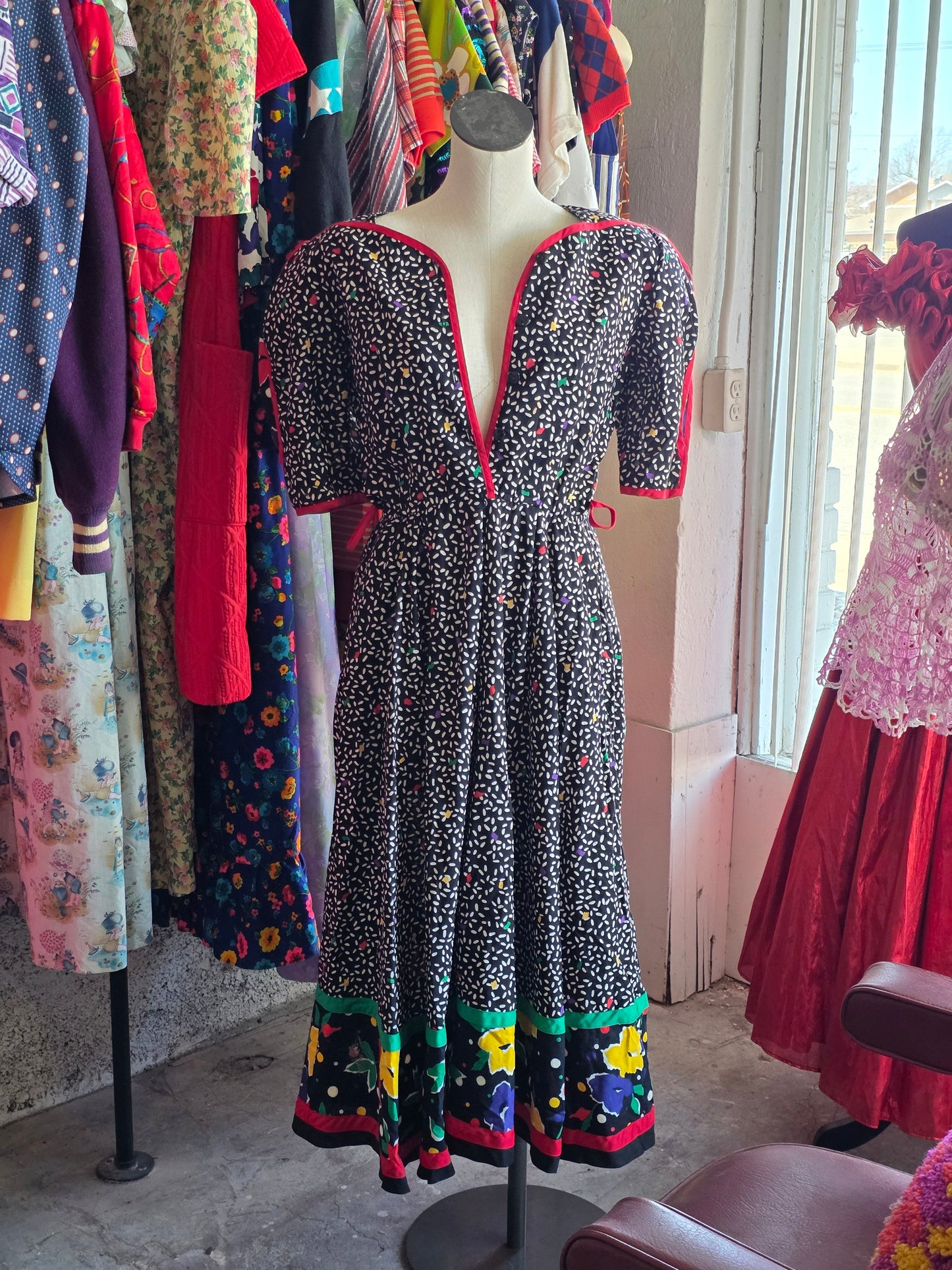 1980s Choon California Funky Dress