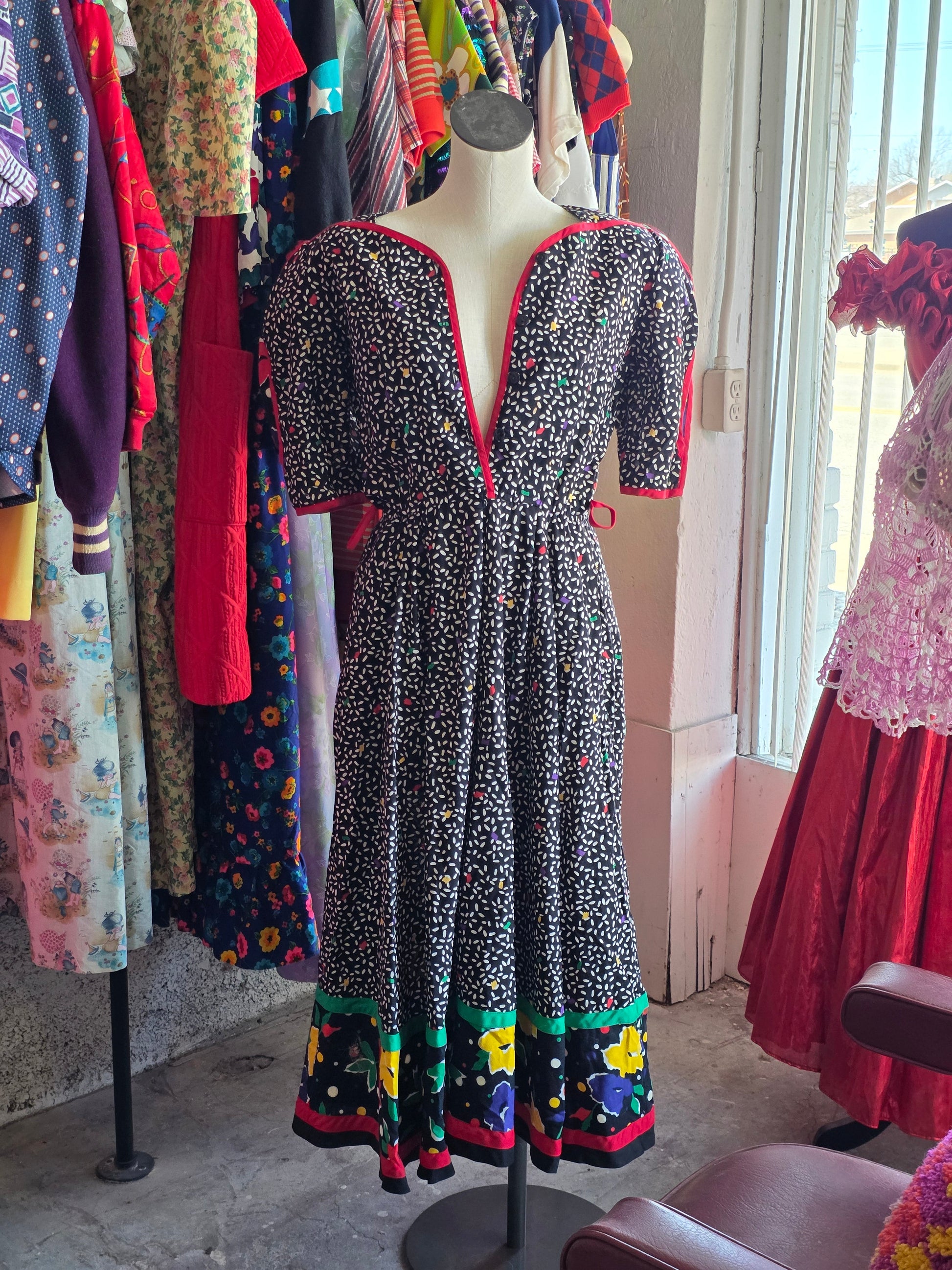 1980s Choon California Funky Dress