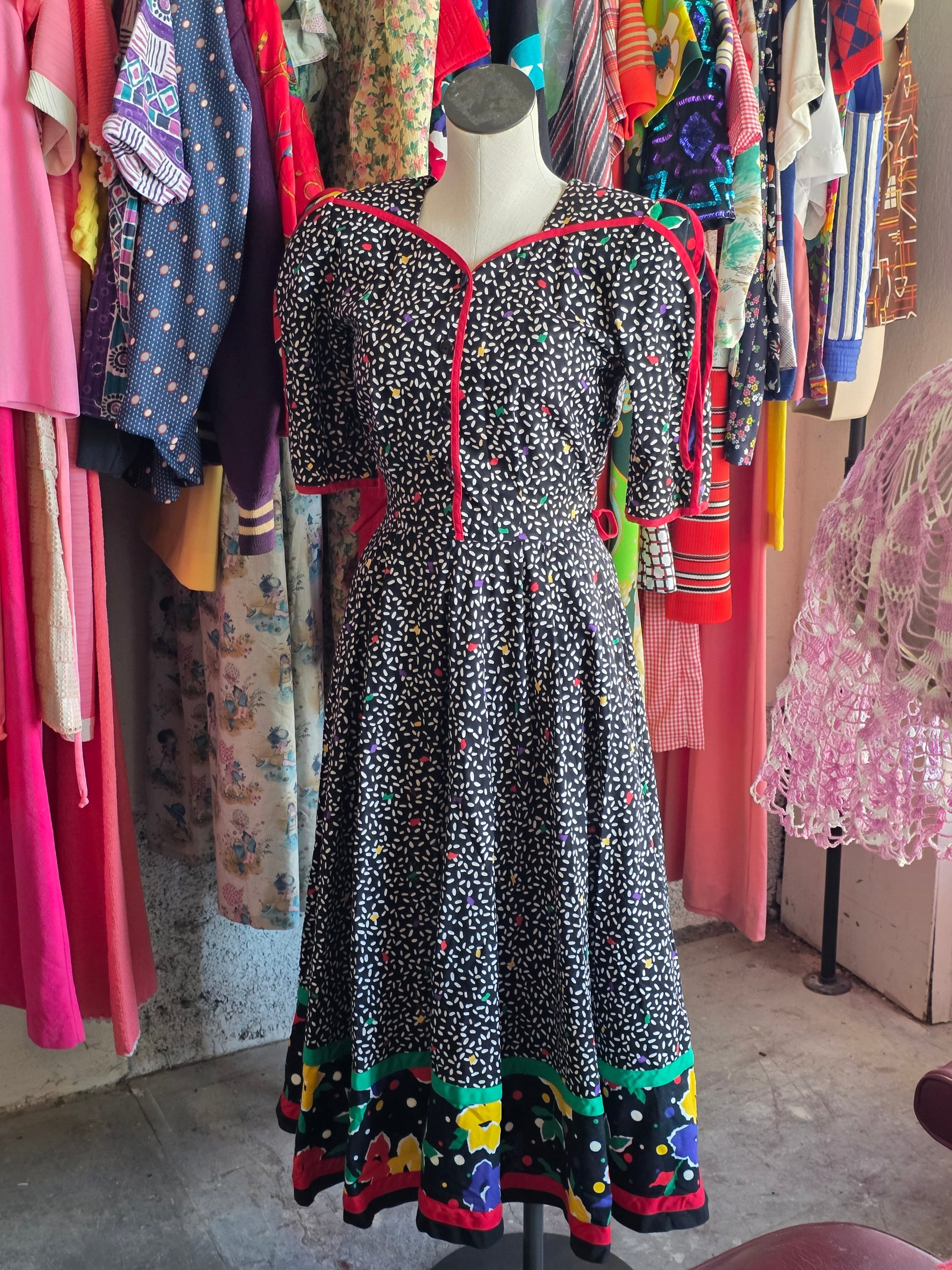 1980s Choon California Funky Dress