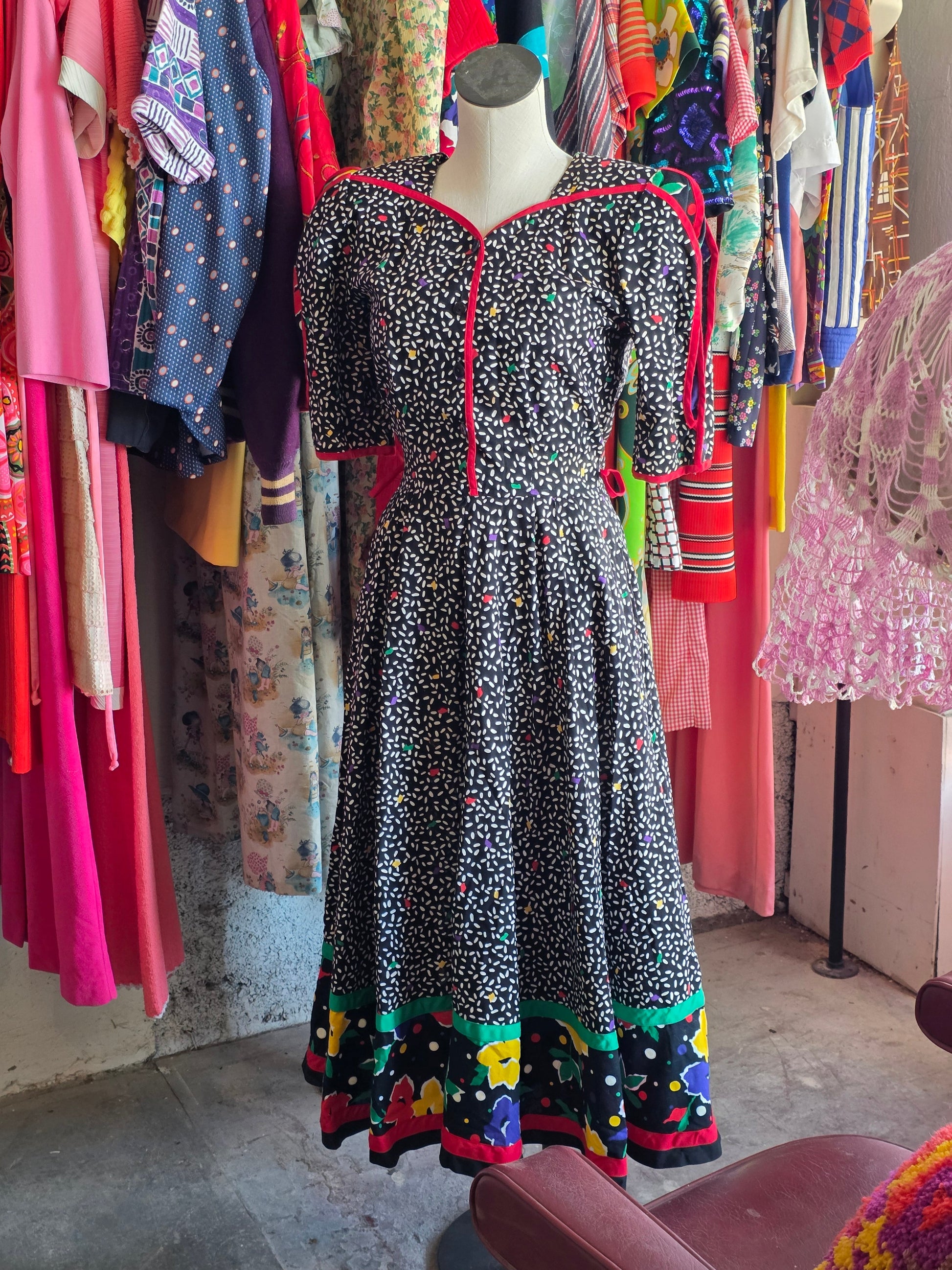 1980s Choon California Funky Dress