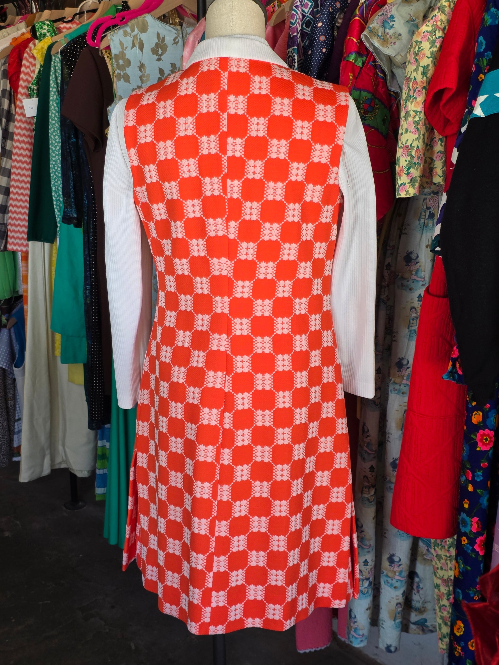 1960s Orange Dress