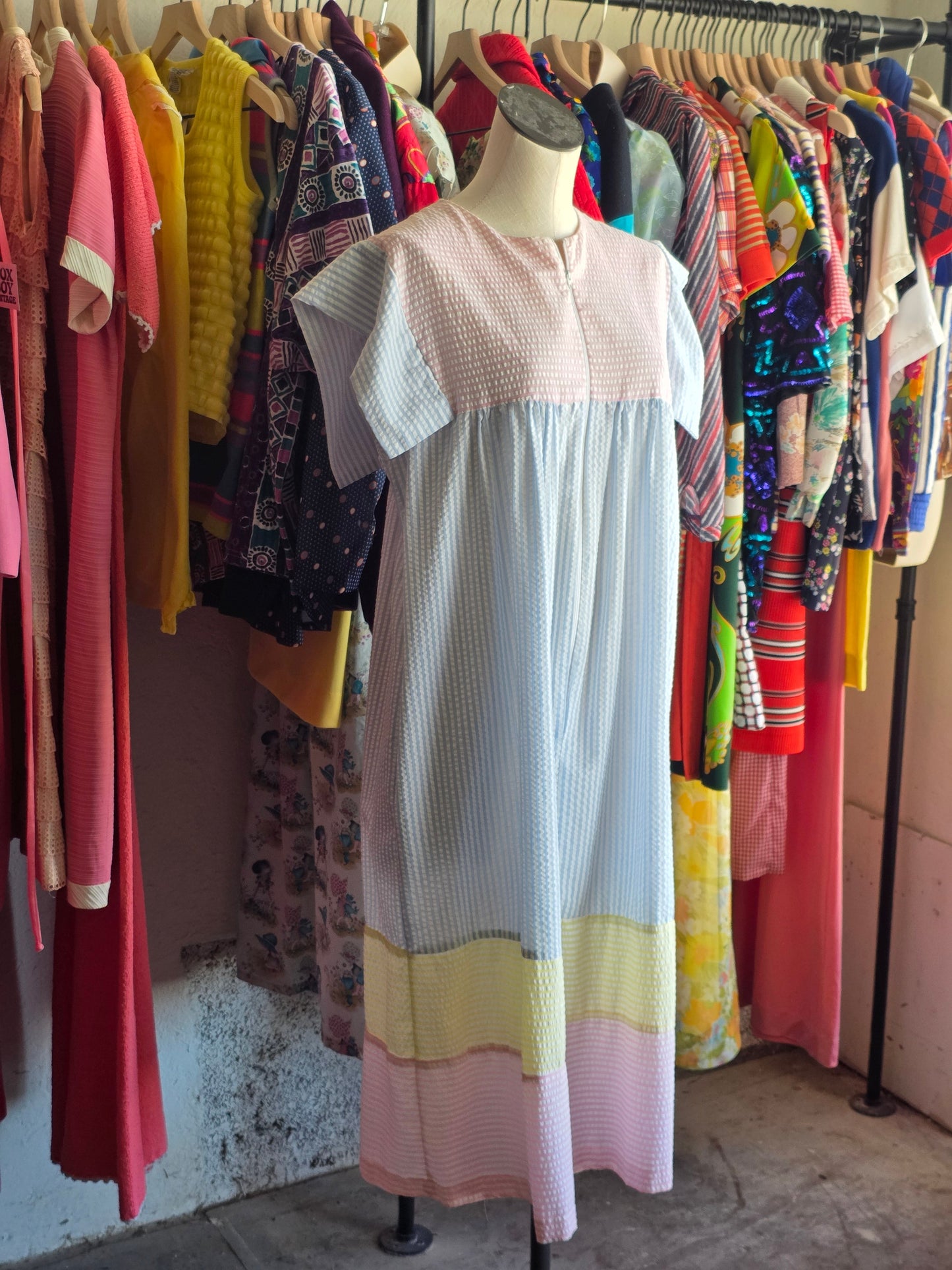 1980s Sayburry Yellow Dress