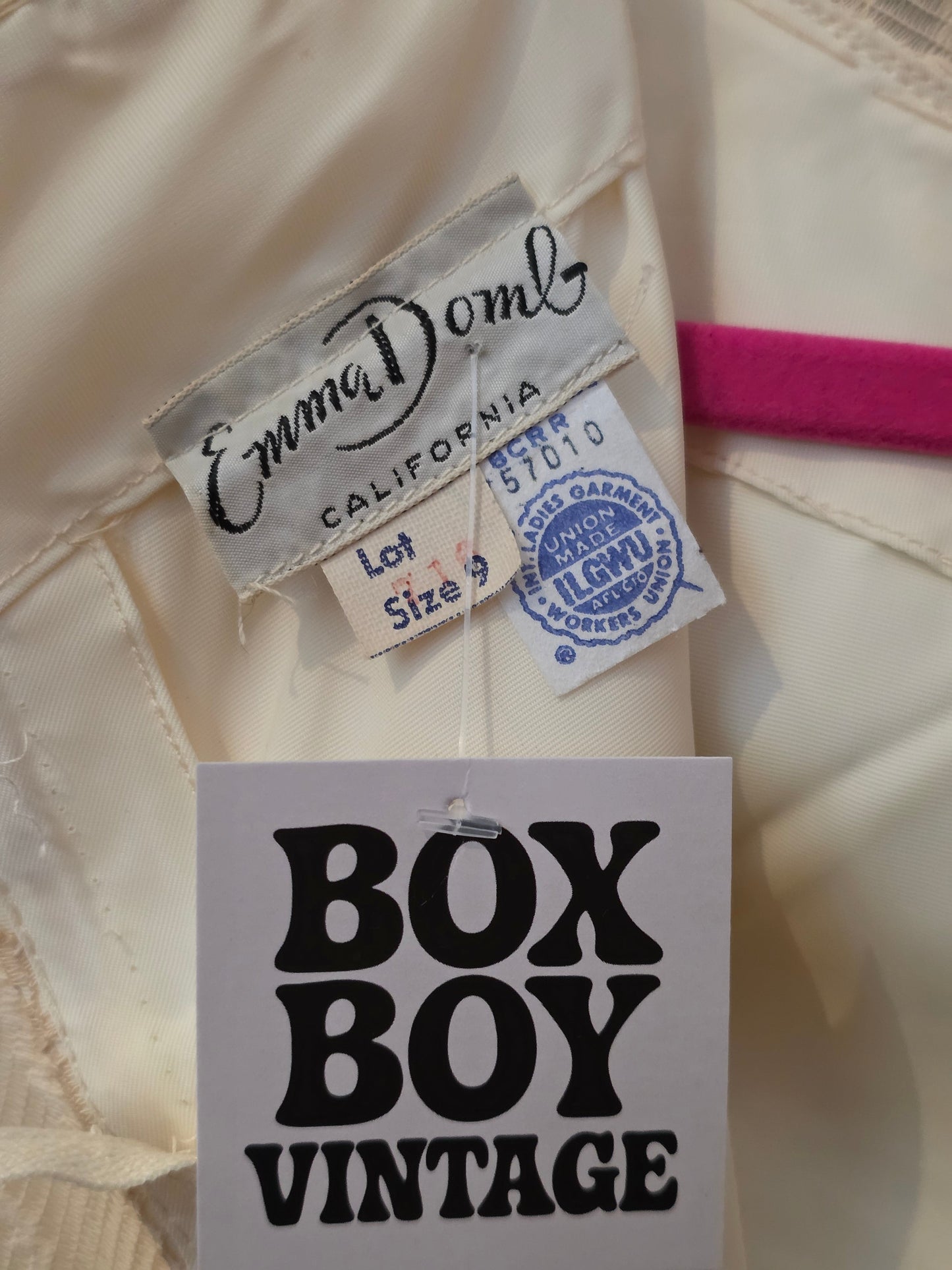 1970s emma domb Cream Dress