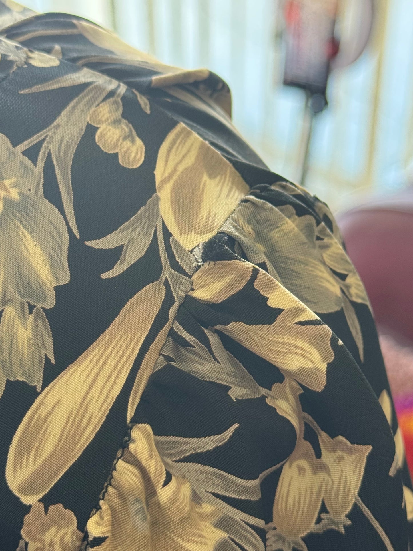 1980s Breli Originals Prairie Collar Dress