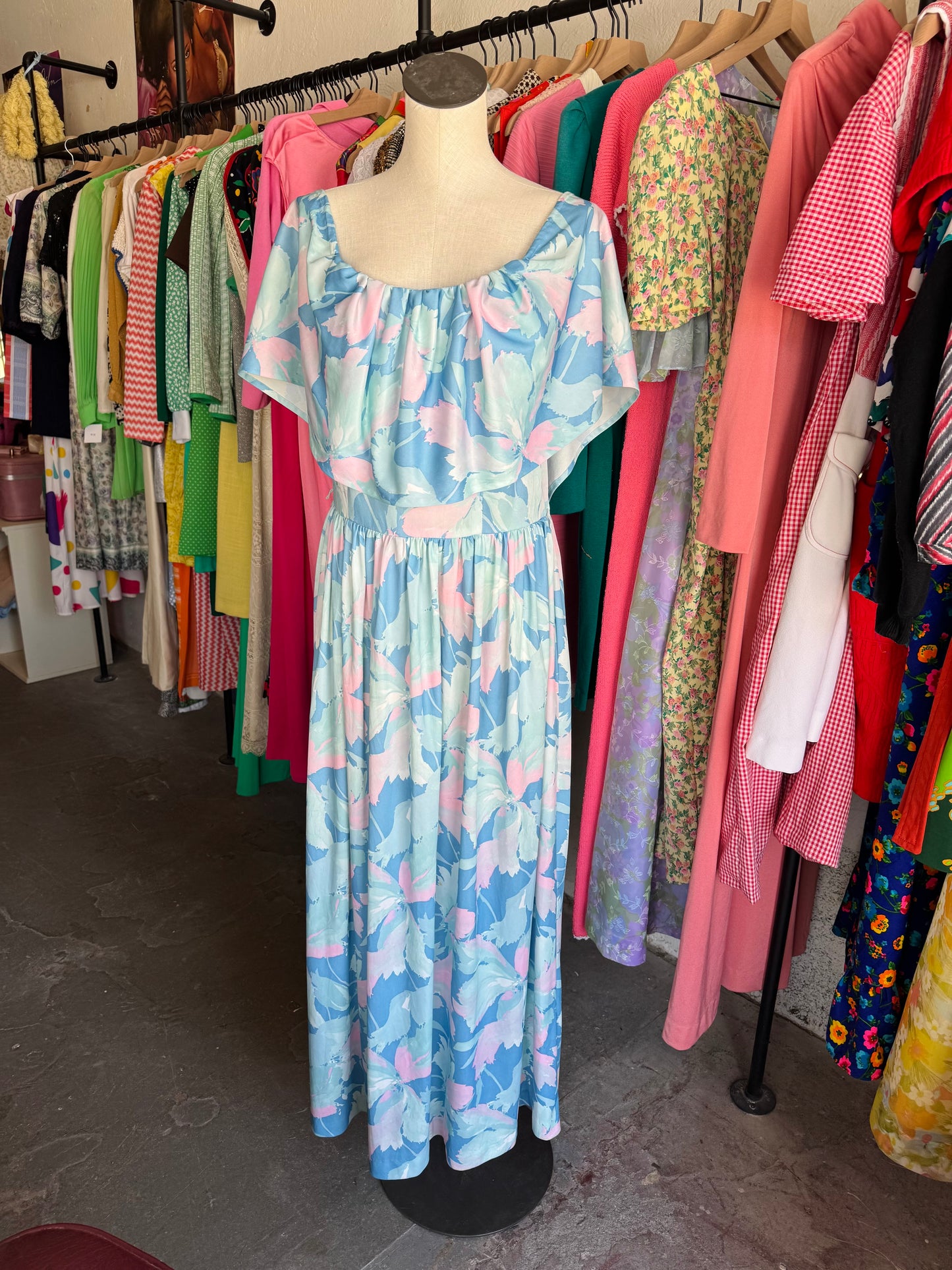 1970s JCPenney Pastel Dress
