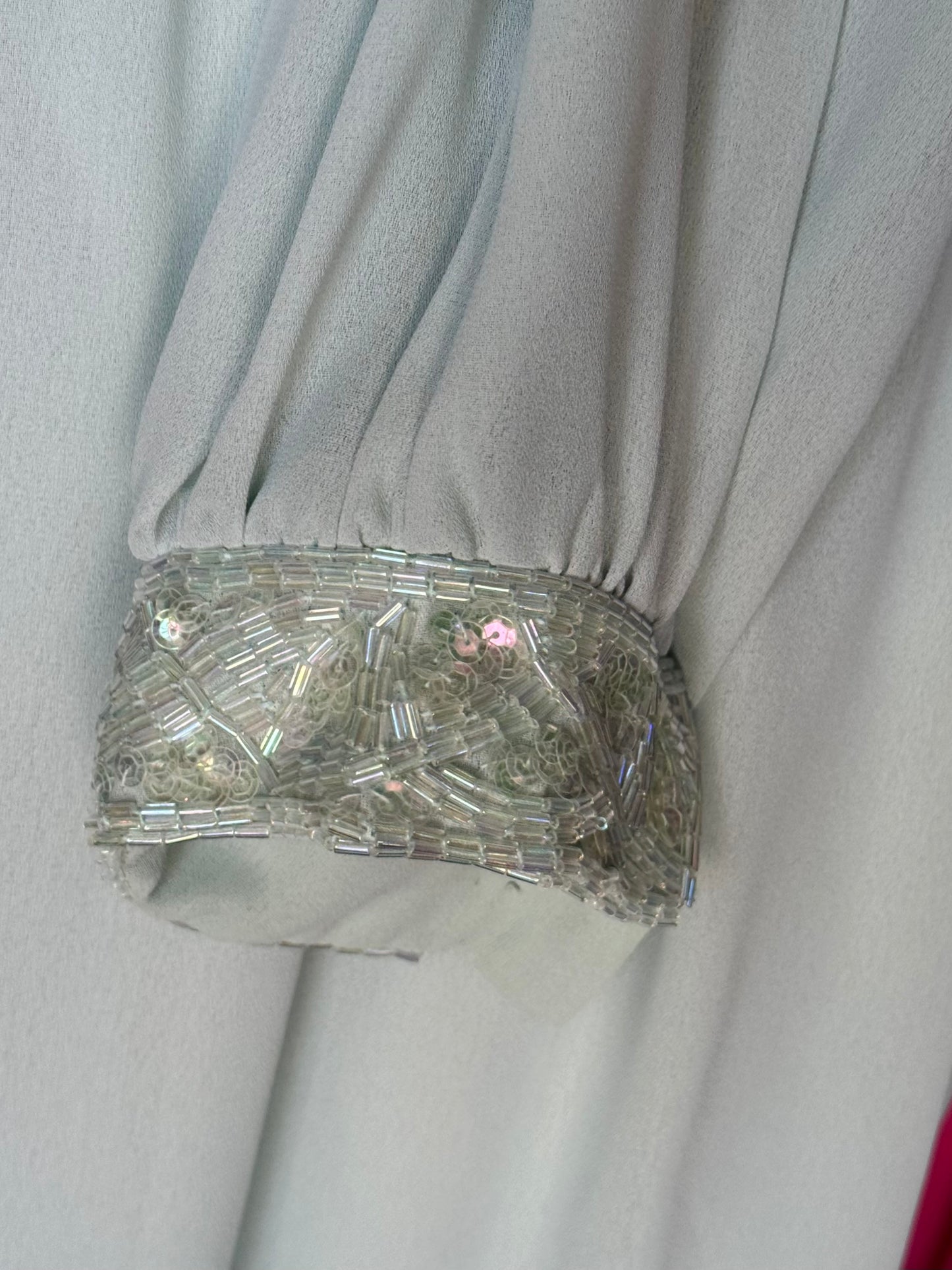 1980s Jack Bryan Beaded Evening Dress