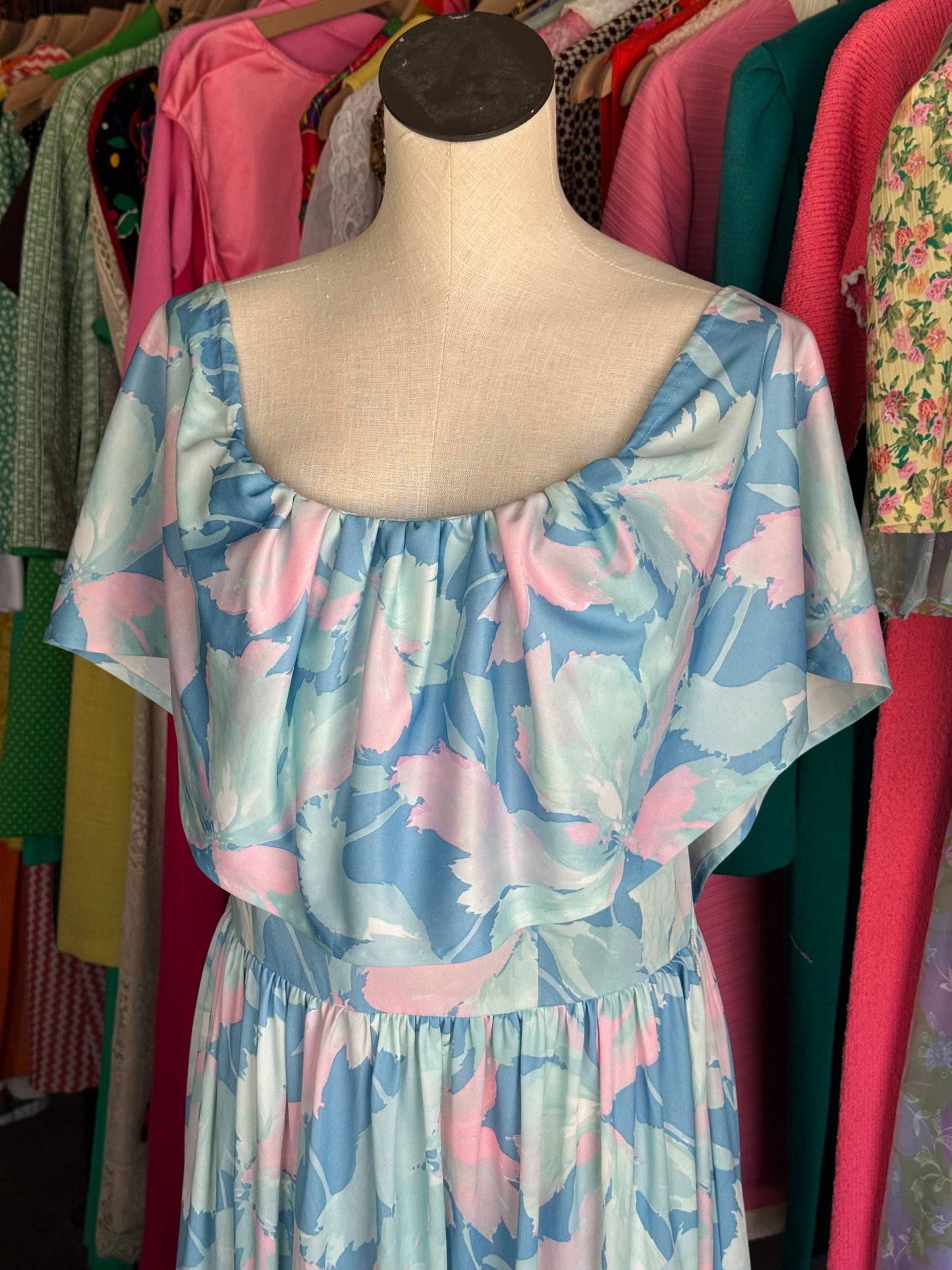 1970s JCPenney Pastel Dress