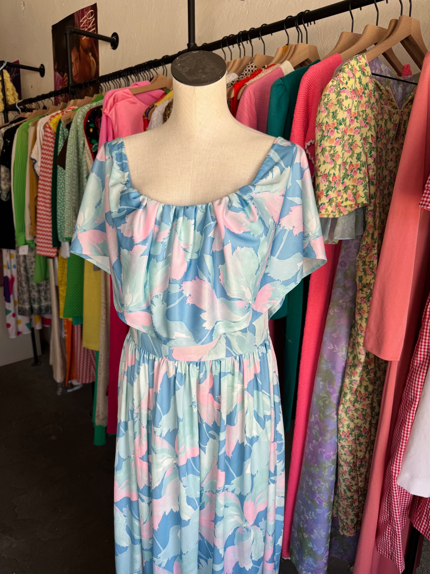 1970s JCPenney Pastel Dress