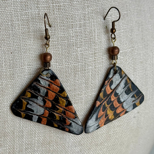 1980s Multicolor Earrings