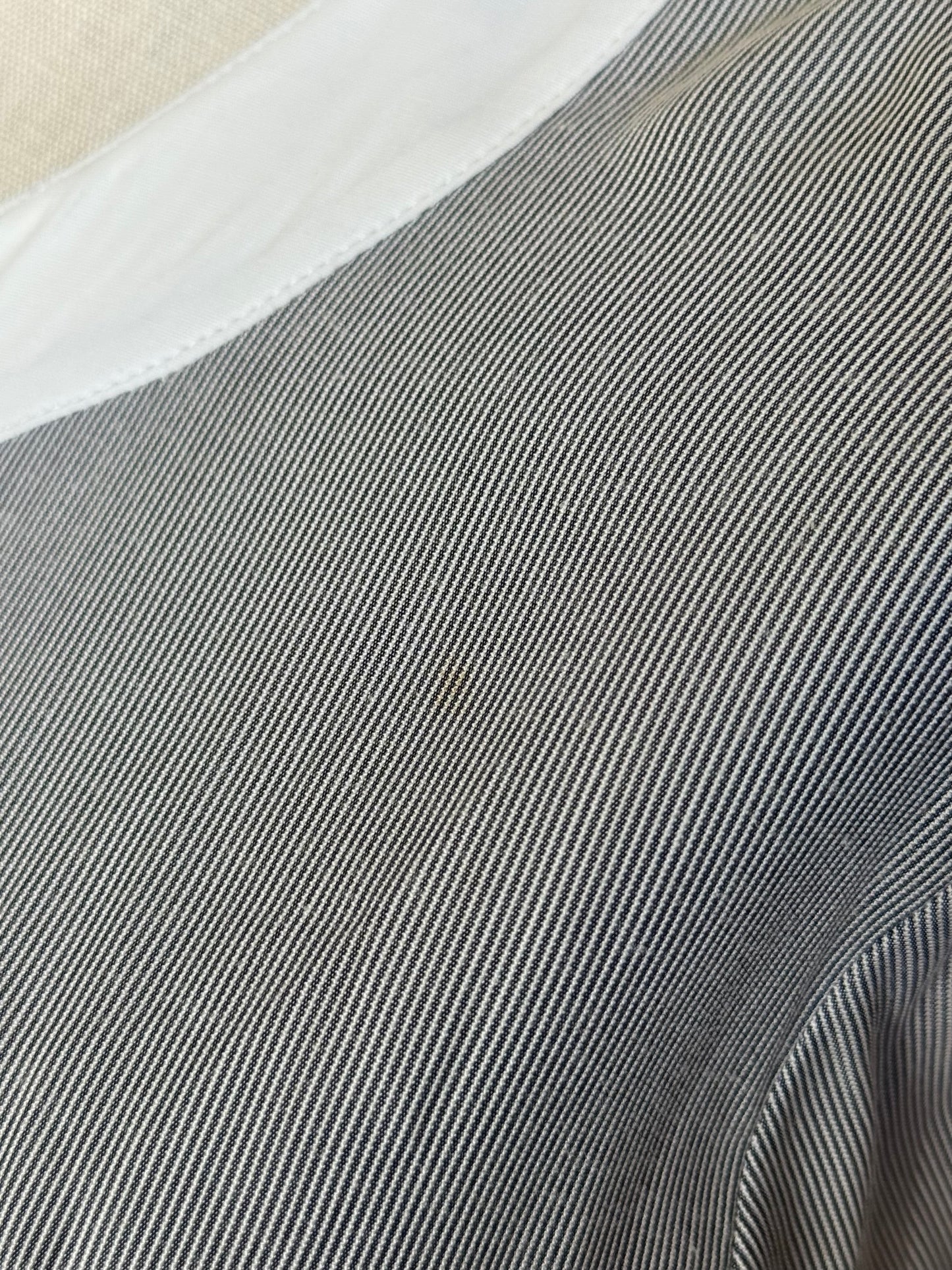 1980s NINA PICCAINO Striped Gold Button Dress