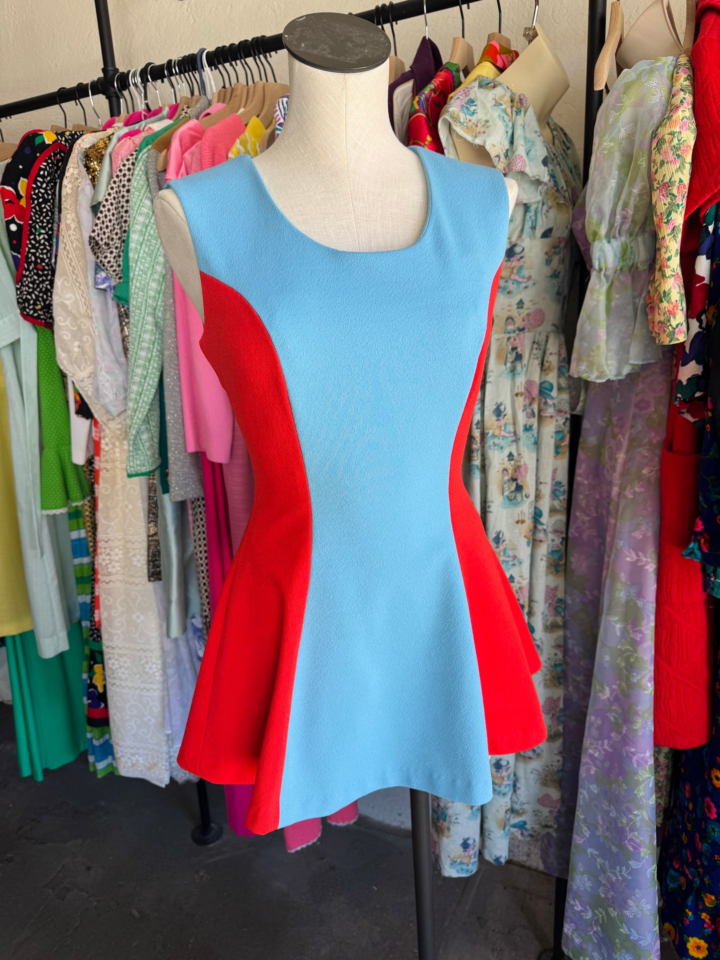 1950s Cheer Uniform Mini Dress