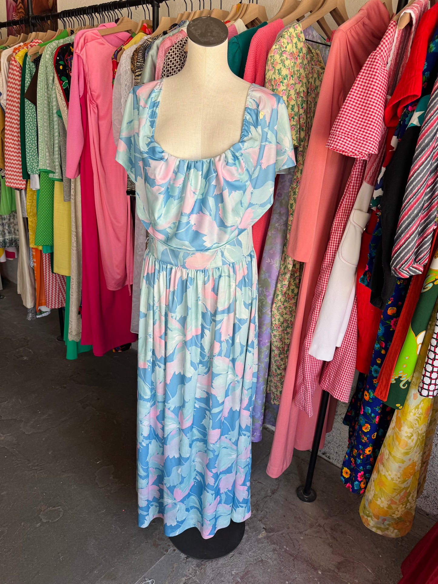 1970s JCPenney Pastel Dress