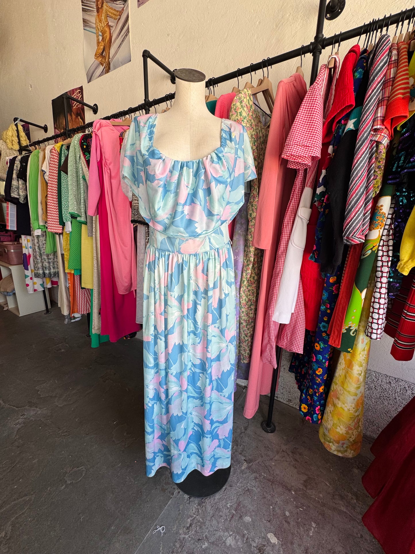 1970s JCPenney Pastel Dress