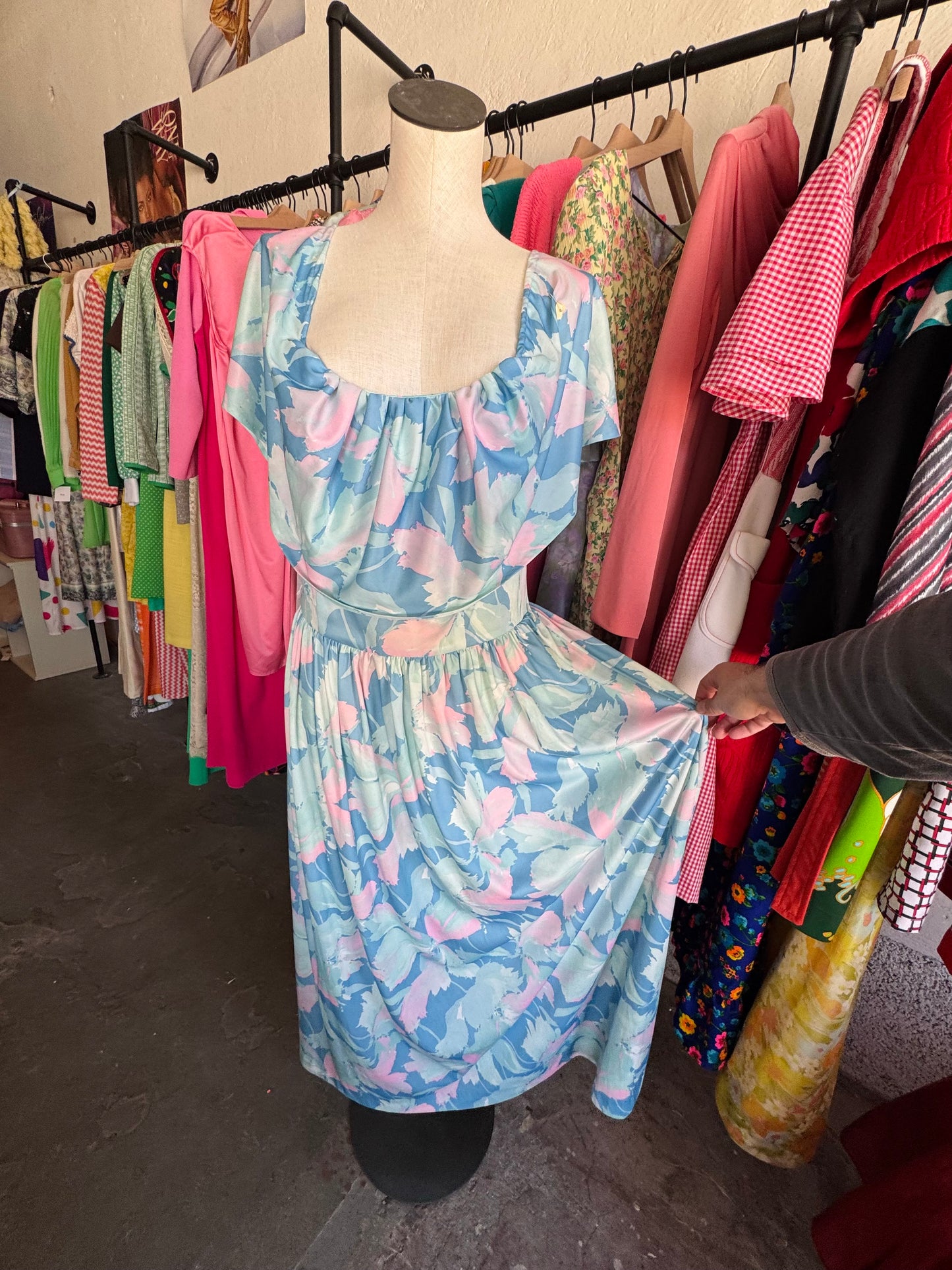 1970s JCPenney Pastel Dress