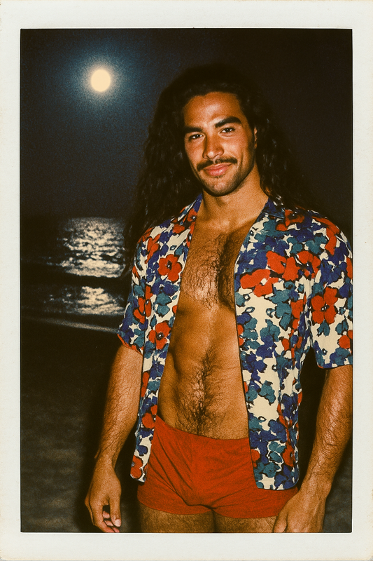 1980s Floral Top