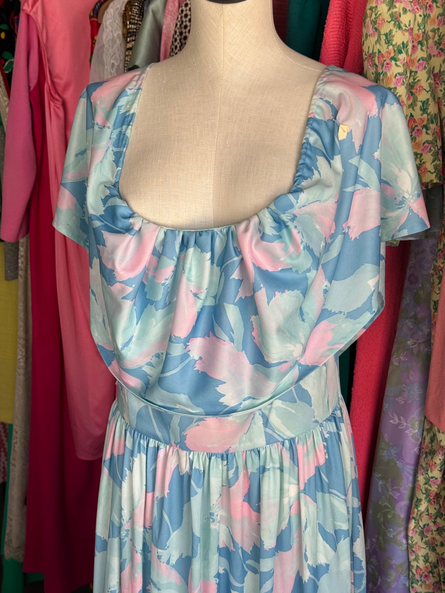 1970s JCPenney Pastel Dress