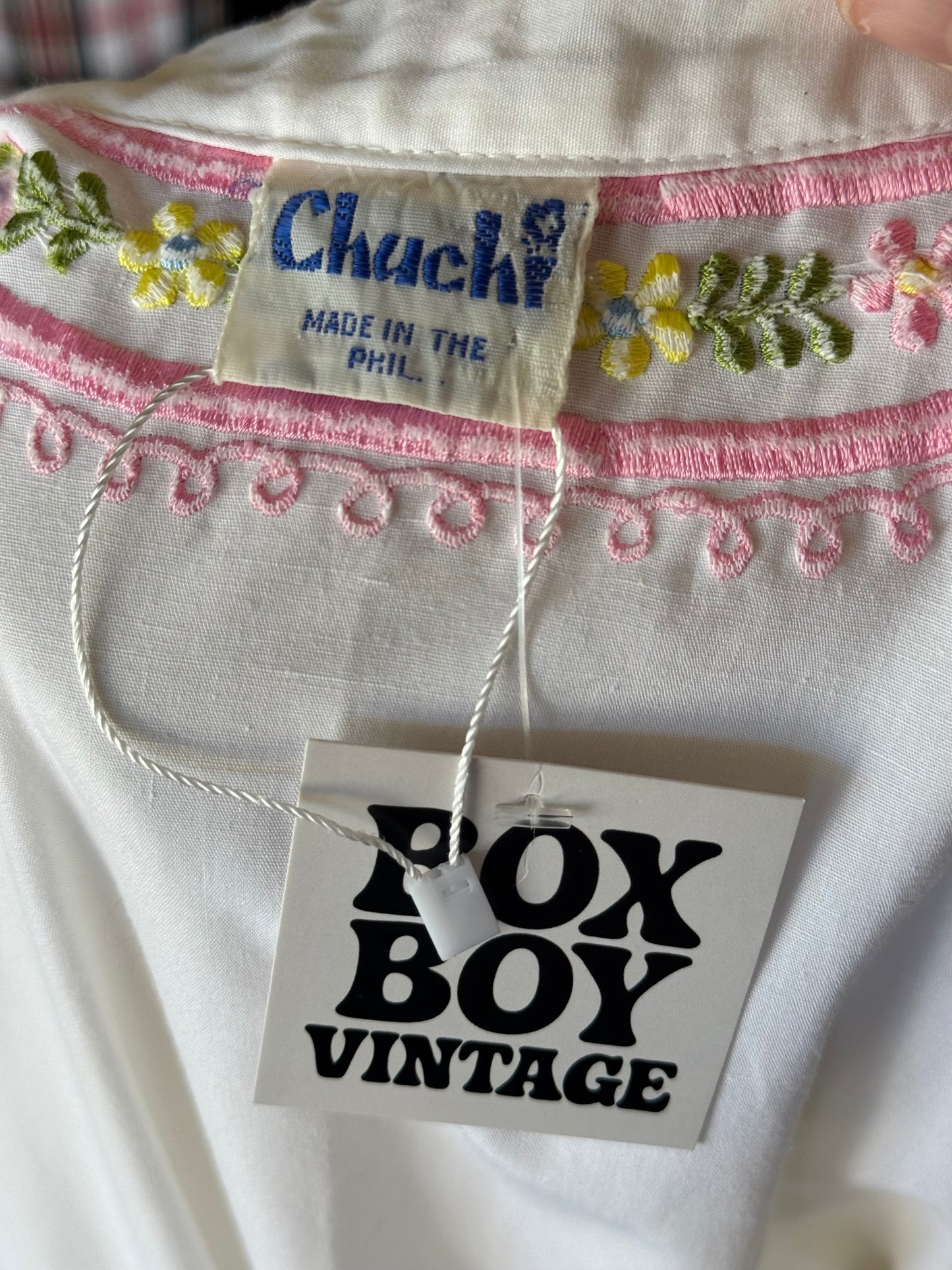 1960s Chuchi Embroidered Maxi Dress