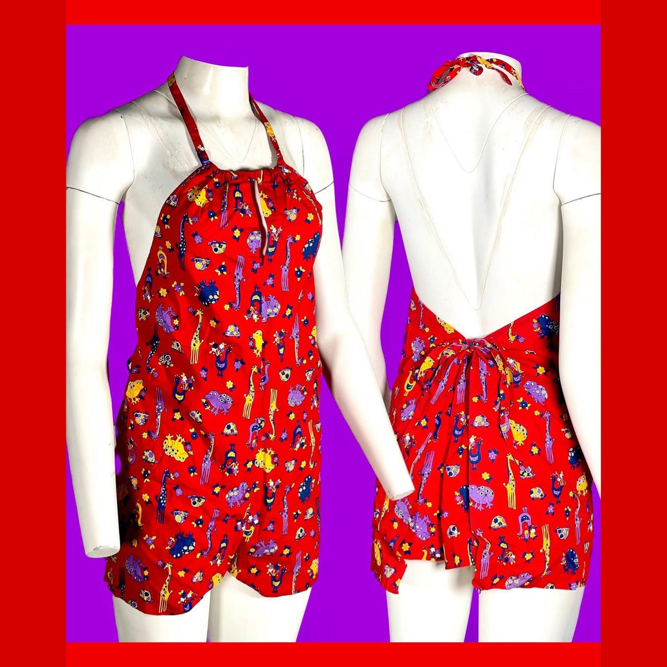 1970s Romper - Size Small