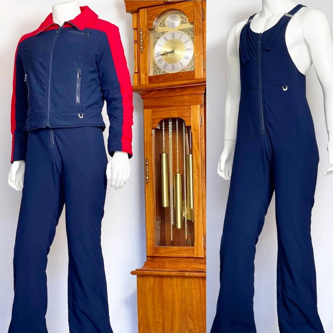 1980s Snowsuit - Jacket and Overalls Set - XL